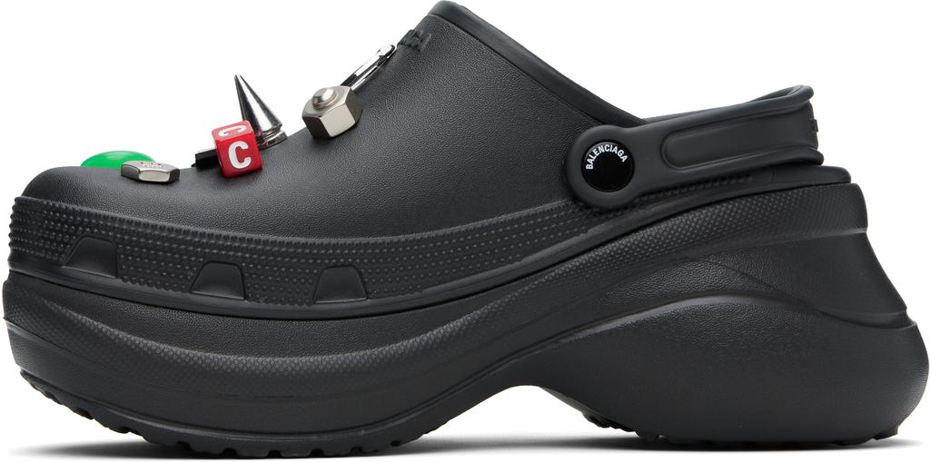 Shop Black Crocs Edition Jibbitz Mules on Sale at