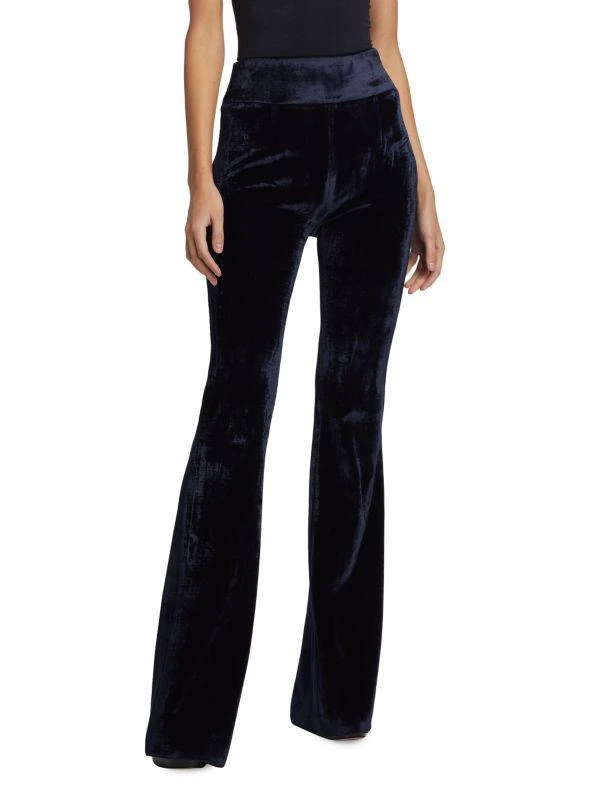 Galvan Boot-Cut Velvet Pants 1