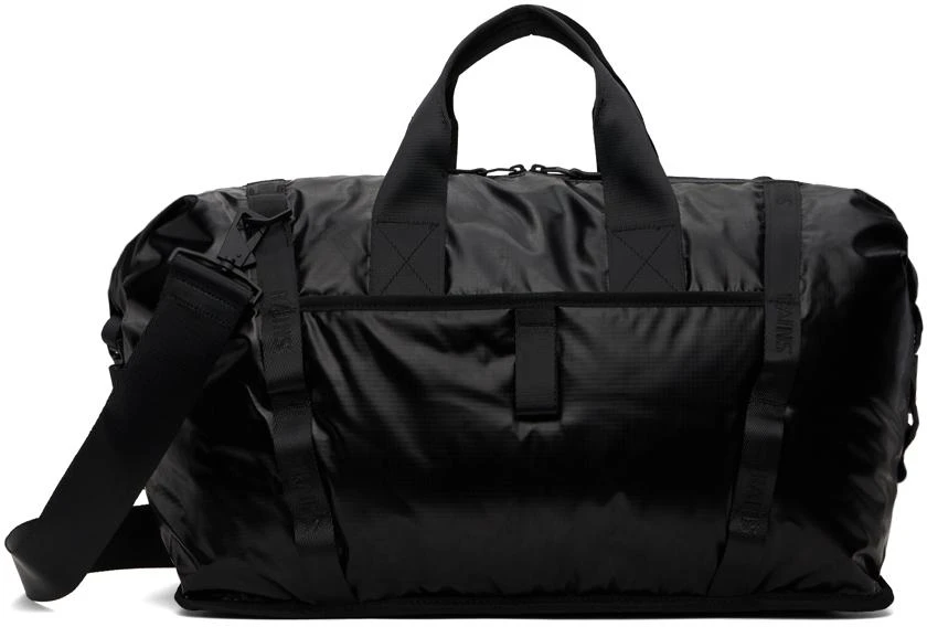 RAINS Black Sibu Weekend Duffle Bag 1