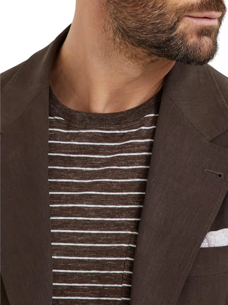 Brunello Cucinelli Twisted Linen Deconstructed Cavallo Blazer 4