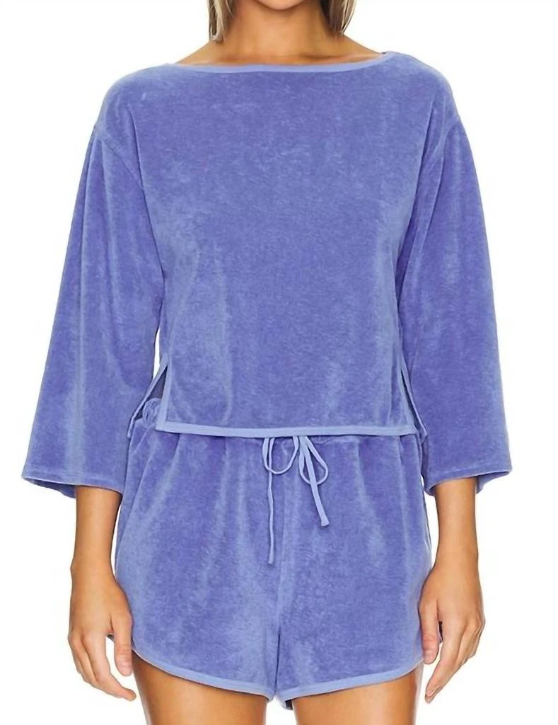 Nation LTD Nation Ltd - Fallon Terrycloth Popover Top 1