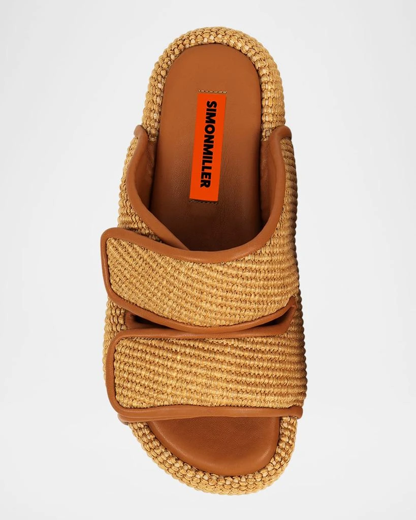 Simon Miller Cro Woven Dual-Grip Slide Sandals 5