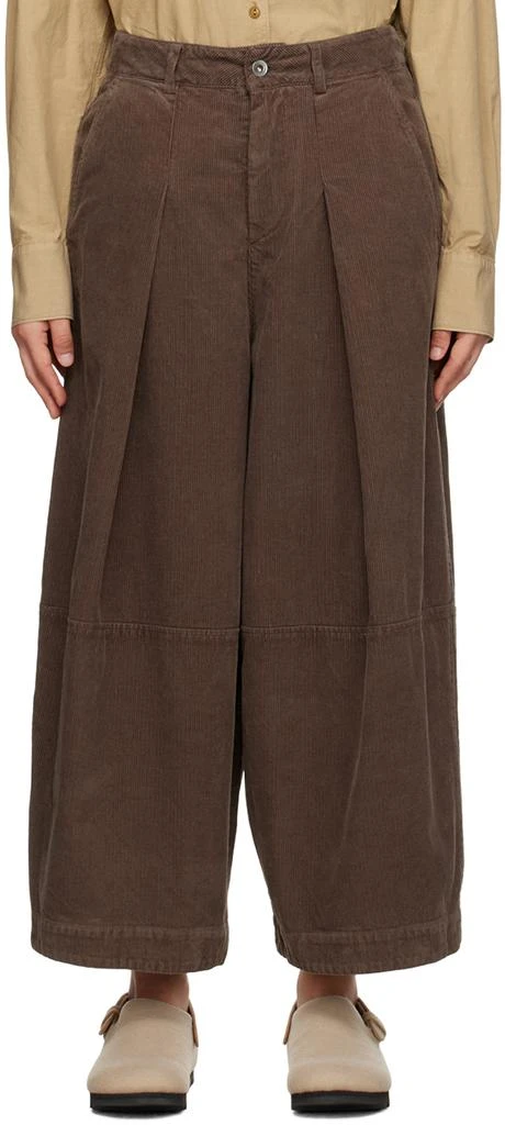 YMC YOU MUST CREATE Brown Deadbeat Trousers 1