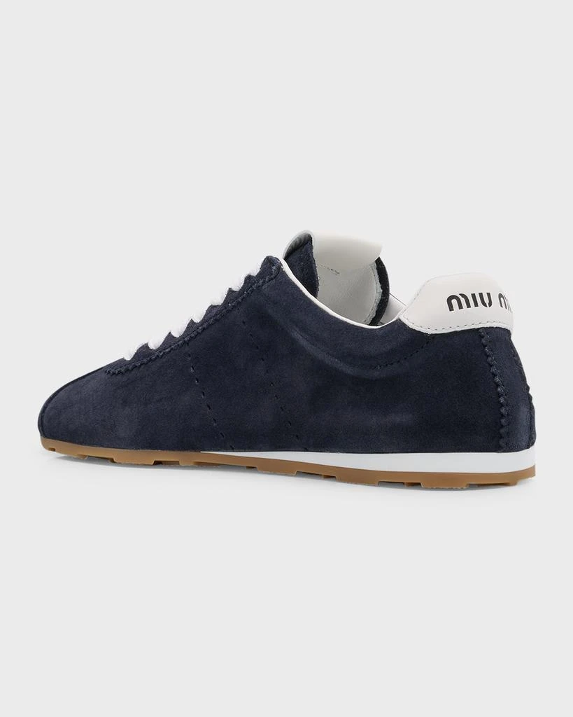 Miu Miu Suede Bicolor Retro Trainer Sneakers 5