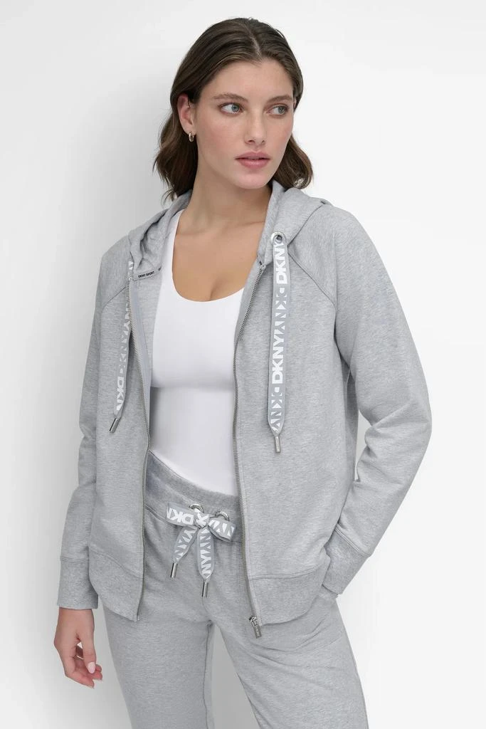 DKNY LOGO DRAWSTRING PERFORMANCE HOODIE 7