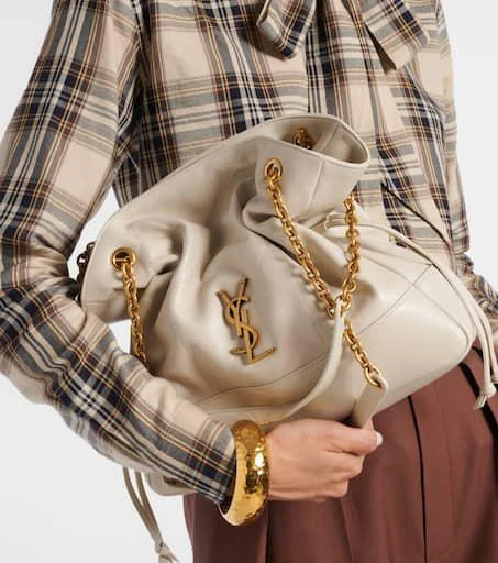 Yves Saint Laurent Jamie Shopping Small leather tote bag 7