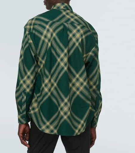 Burberry Burberry check wool shirt 4