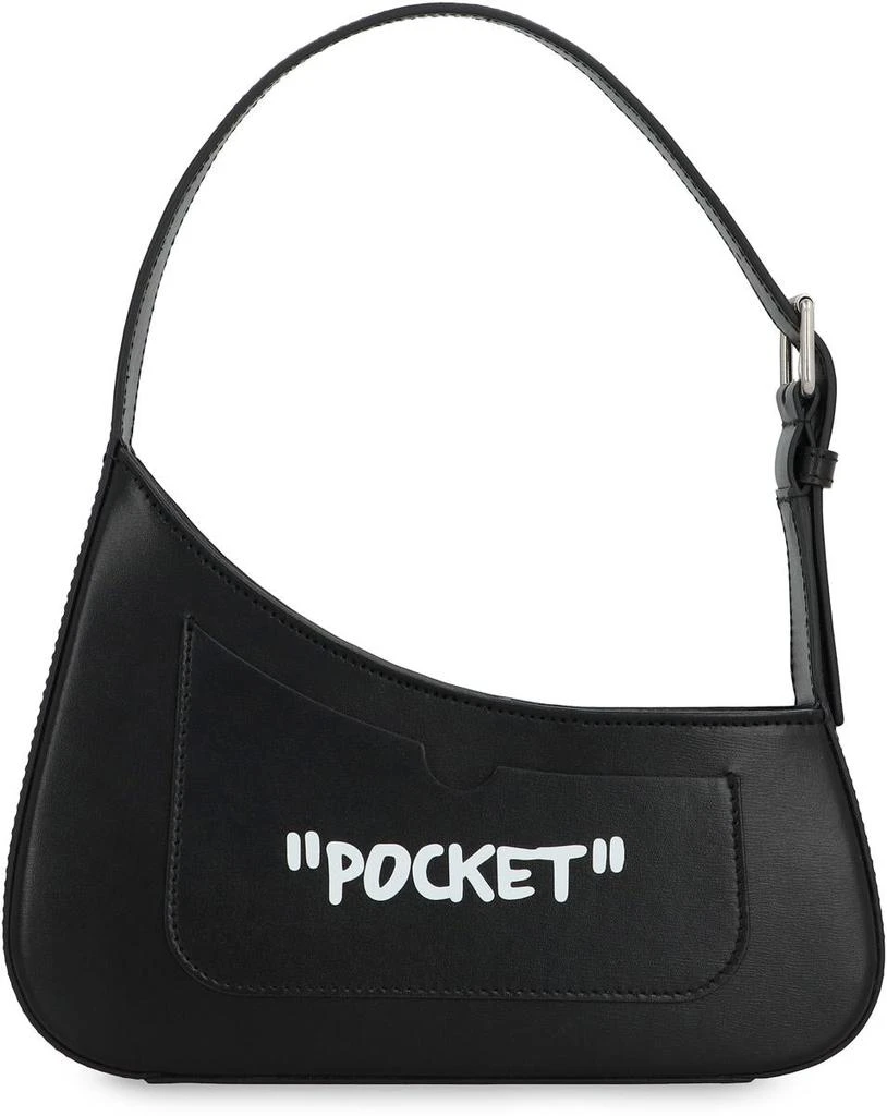 Off-White Off-White Jitney Leather Shoulder Bag 4