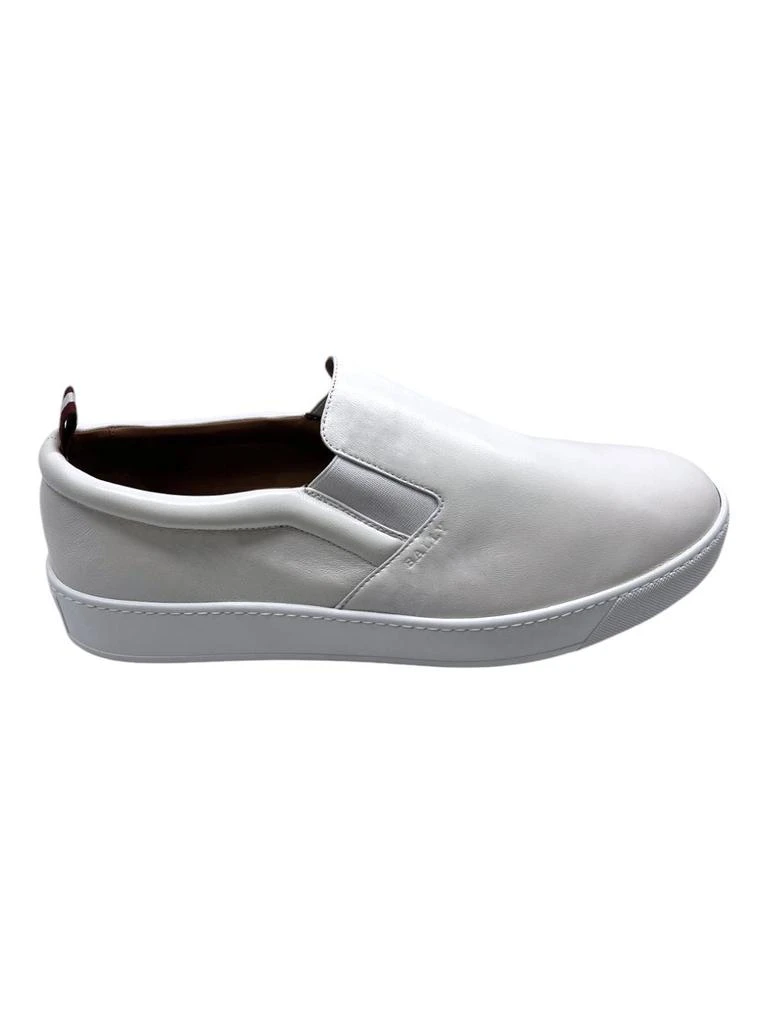 Bally Bently 6230476 Men's White Lamb Nappa Leather Sneakers 2