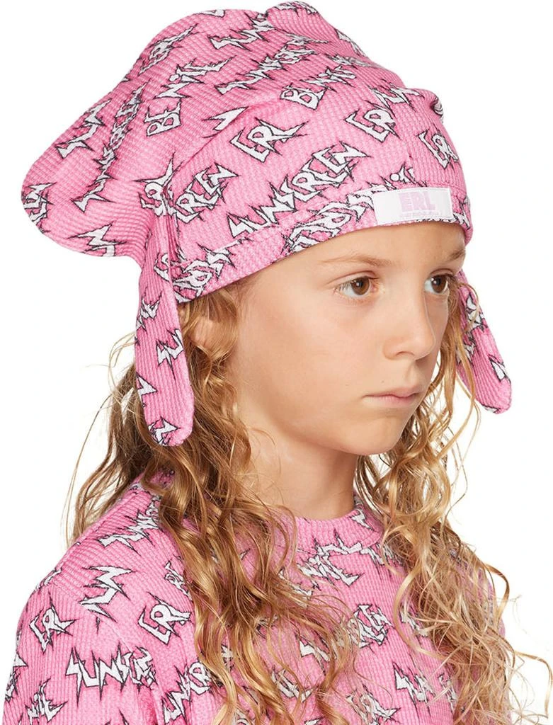 ERL Kids Pink Waffle Hat 2