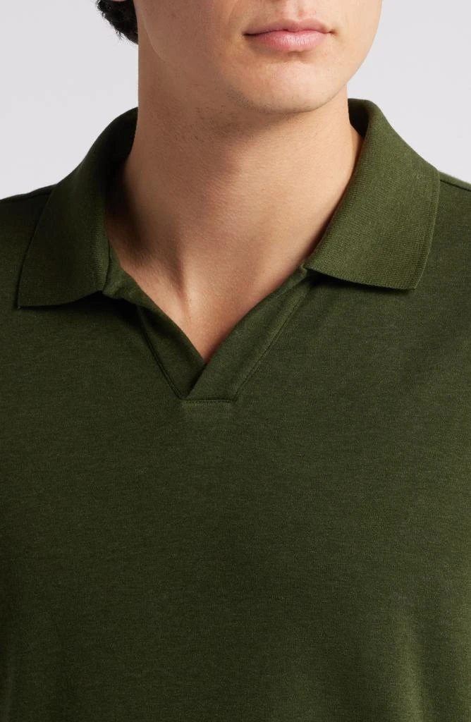 Nordstrom Clean Long Sleeve Pima Cotton Polo 4