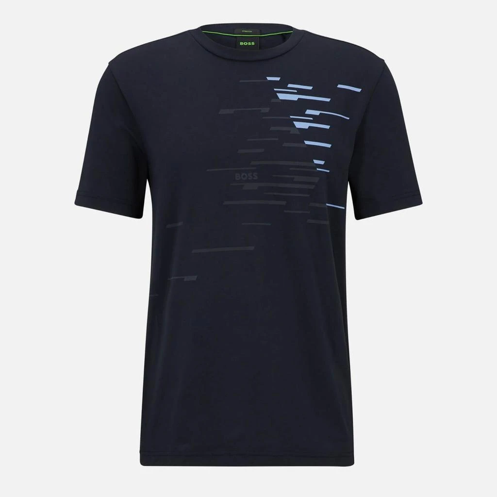 Hugo Boss BOSS Green Tee 7 Graphic Cotton-Blend T-Shirt 4