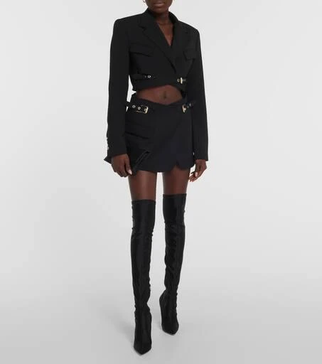 Dion Lee Interlock belted cropped blazer 2