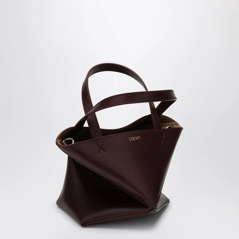 Loewe Mini Puzzle Fold Bag Dark Burgundy 7