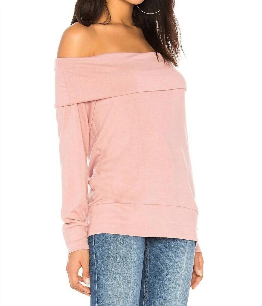 cupcakes and cashmere Cupcakes And Cashmere - Brooklyn Off The Shoulder Sweater