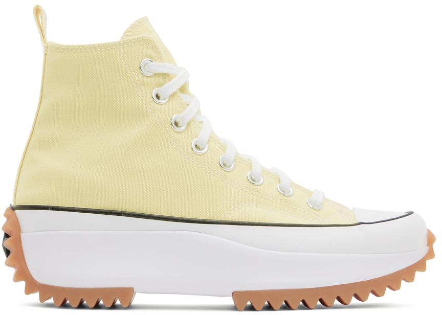 Converse Yellow Run Star Hike Hi Sneakers