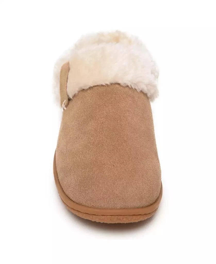 Minnetonka Women's Camp Collar Scuff Slippers 6