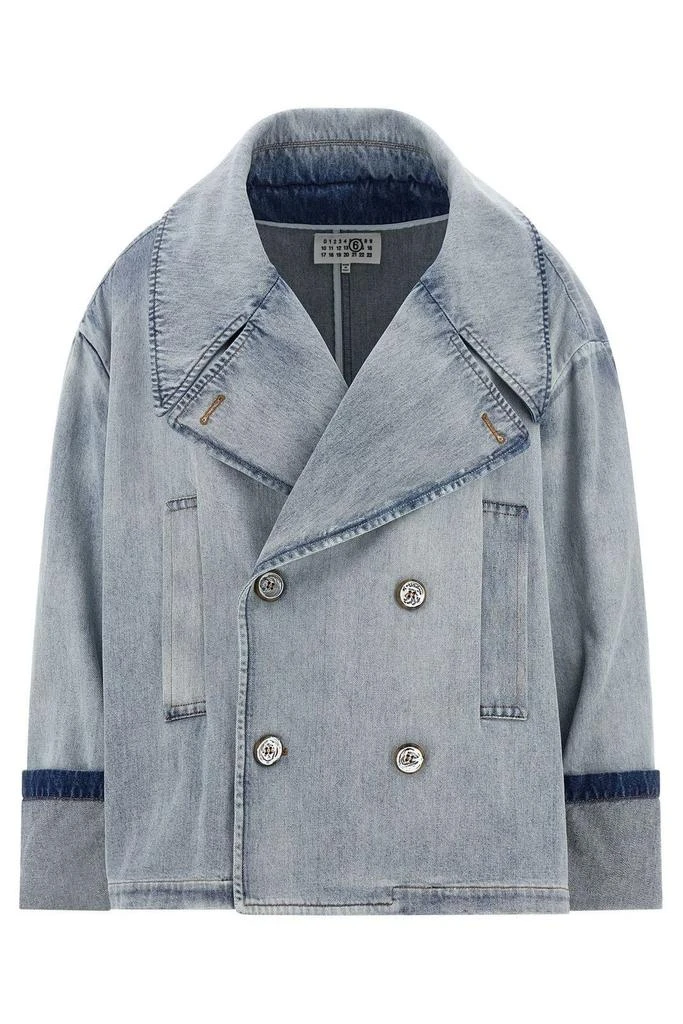 MM6 MM6 Maison Margiela Double-Breasted Denim Jacket