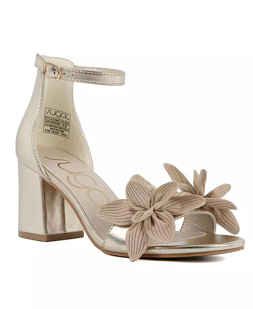 Sugar Women's Norinne Flower Dress Sandals 1