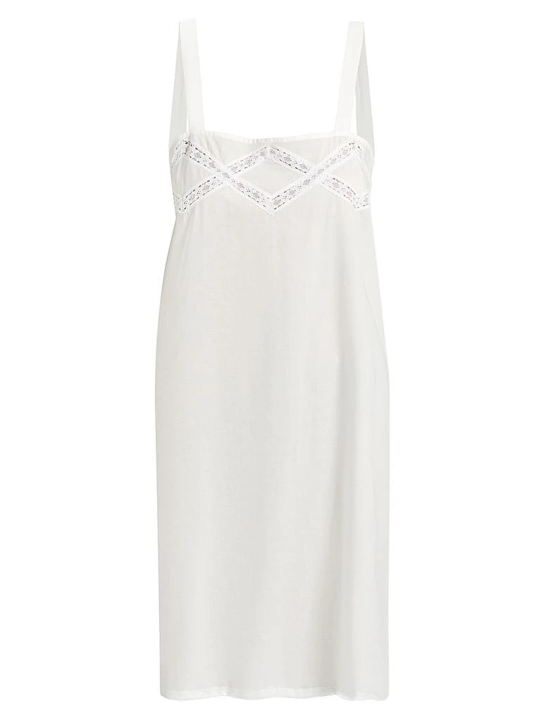 Pour Les Femmes Sun Ruffle Cotton Nightie 1