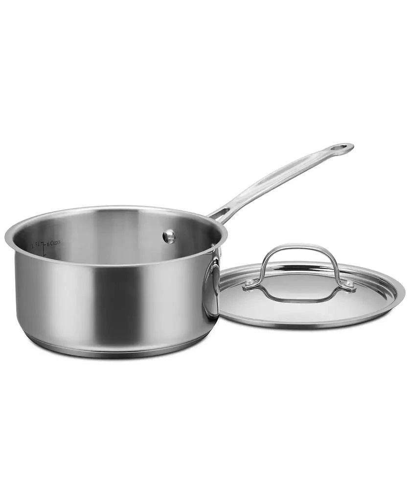 Cuisinart Chef's Classic™ Stainless Steel 2-Qt. Pour Saucepan with Lid 1