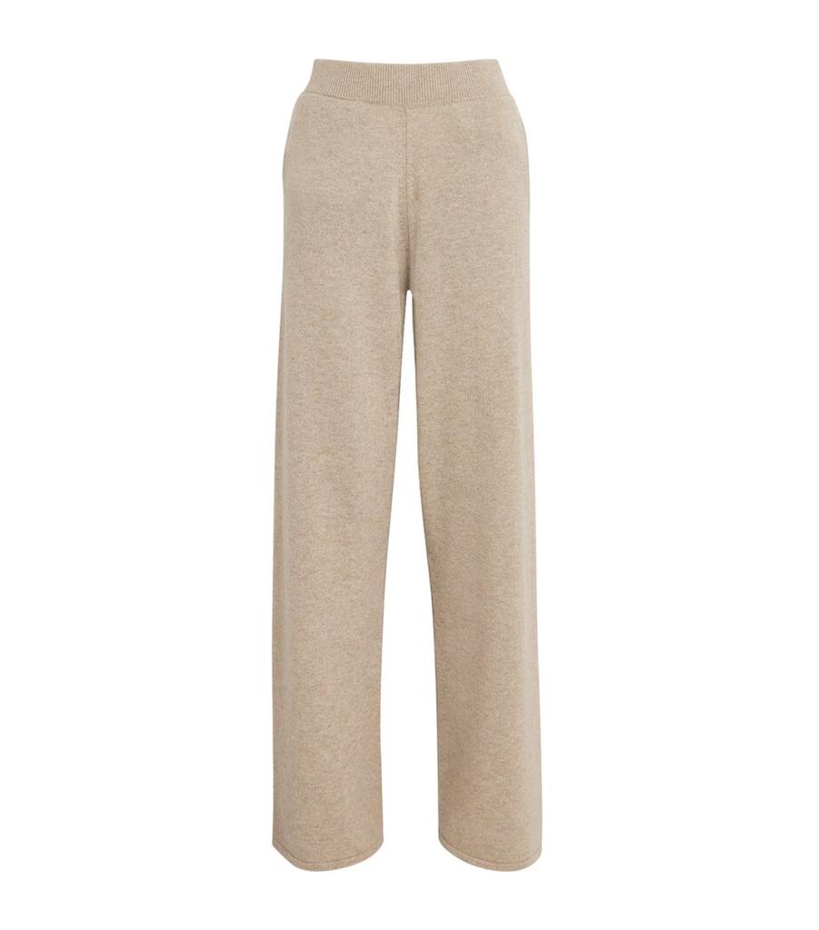 Harrods Cashmere Wide-Leg Sweatpants