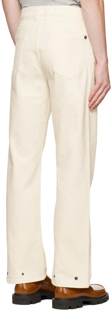 Neil Barrett White Baggy Jeans 3
