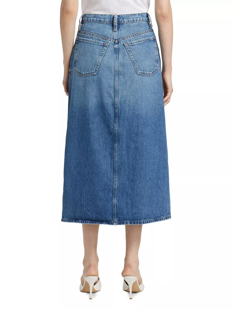 Frame The Midaxi Denim Skirt 5