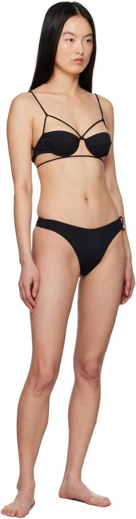 Jacquemus Black 
Le Haut De Maillot Signature
 Bikini Top 4