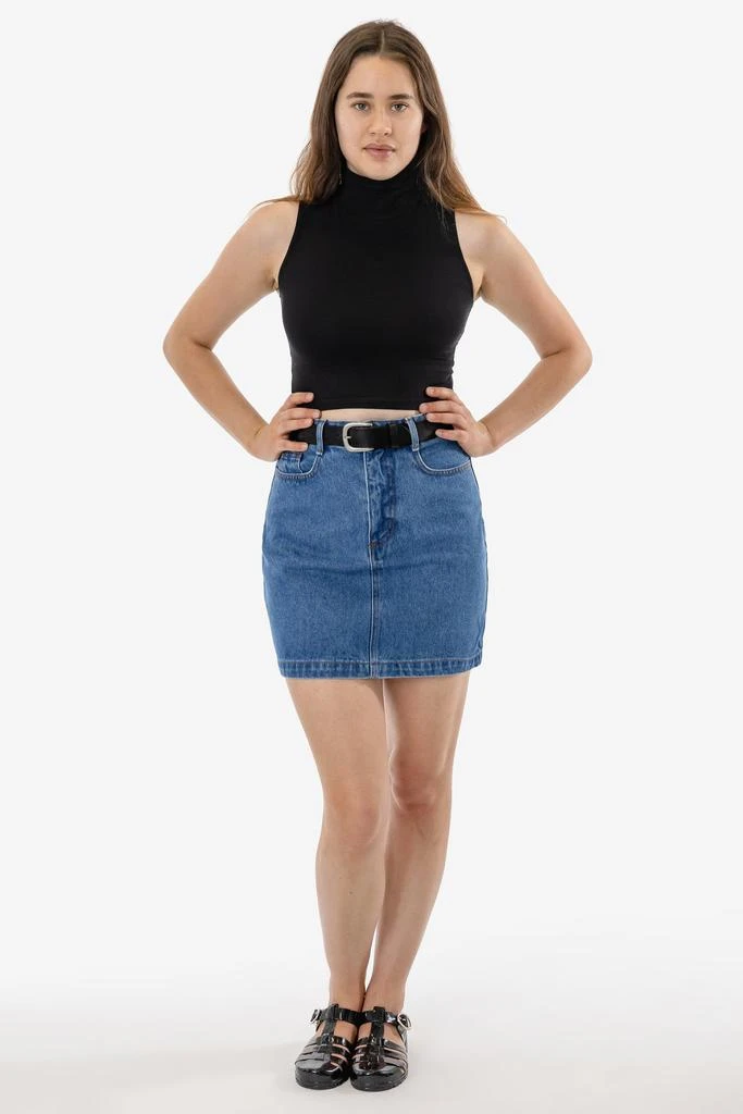 Los Angeles Apparel RDNW33 - Denim High Waist Pencil Skirt 17