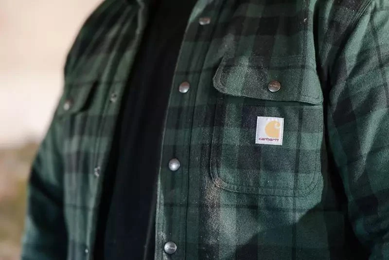 Carhartt Carhartt Men
s Flannel Sherpa Lined Shirt Jacket 6