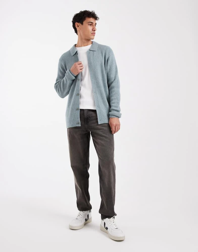 Levi
s Levi
s button down polo jumper in grey 2