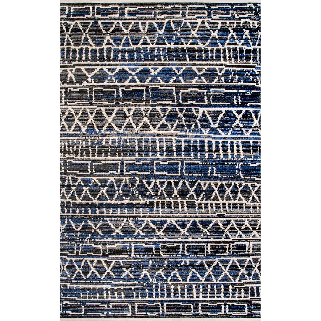 nuLOOM Maisie Banded Tribal Area Rug 2
