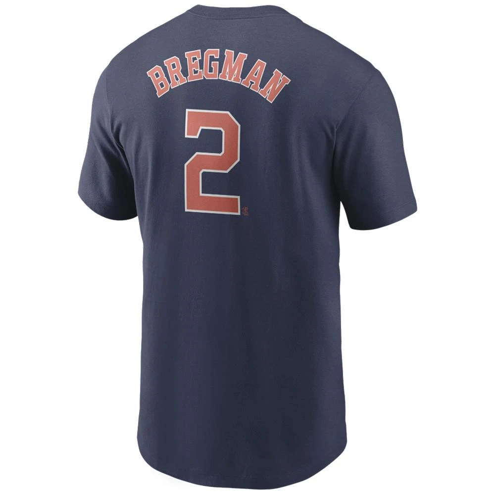 Nike Men's Alex Bregman Houston Astros Name and Number Player T-Shirt