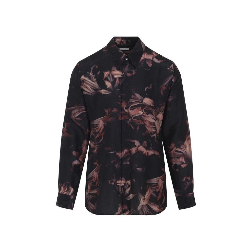 Dries Van Noten Dries Van Noten All-Over Print Satin Shirt 1