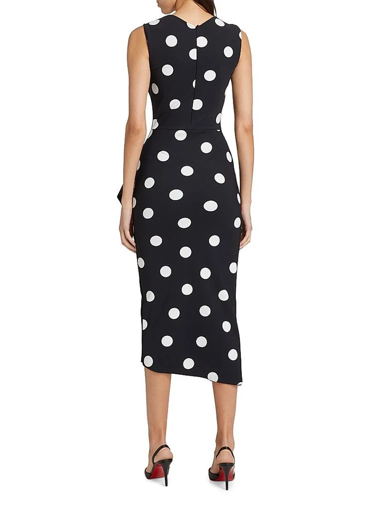 Chiara Boni Wang Polka Dot Cocktail Dress 5