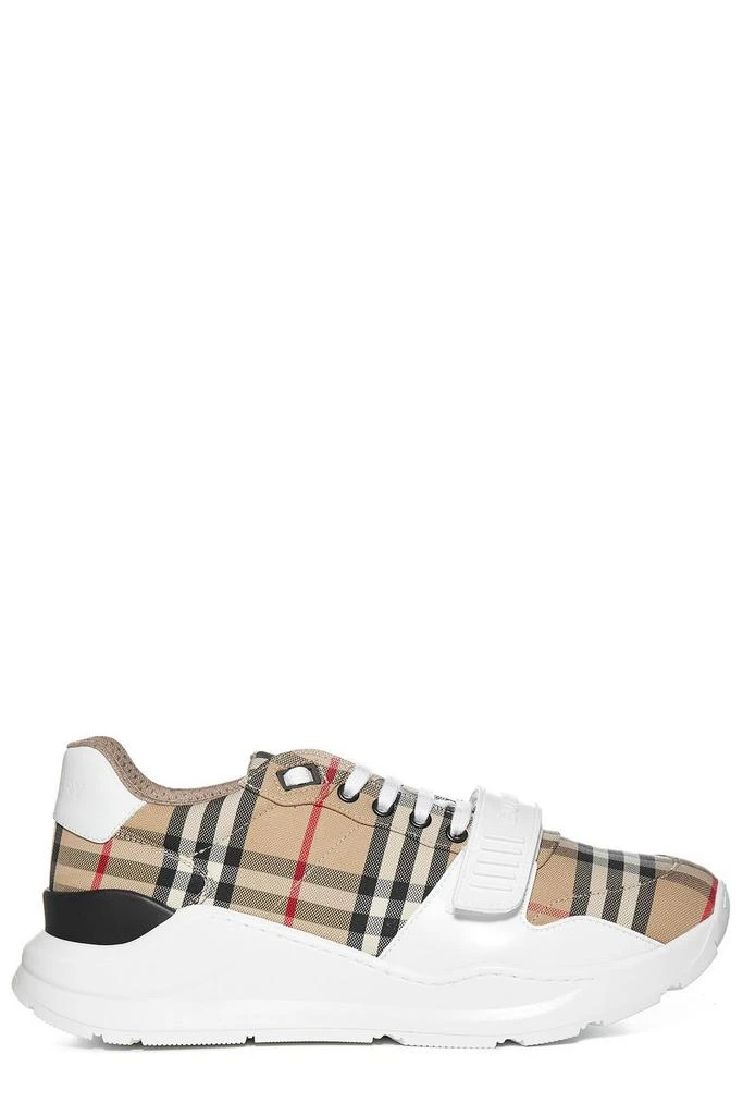 Burberry Burberry Checked Lace-Up Sneakers 1