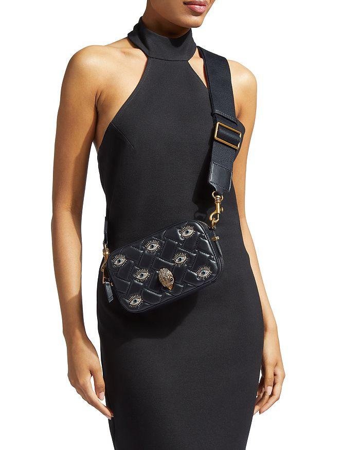 KURT GEIGER LONDON Kensington Small Embellished Eye Camera Bag