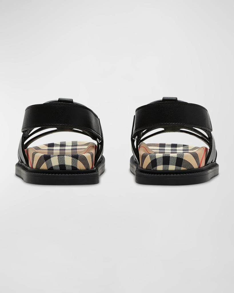 Burberry Girl's Sam Leather Fisherman Sandals, Toddler/Kids 4