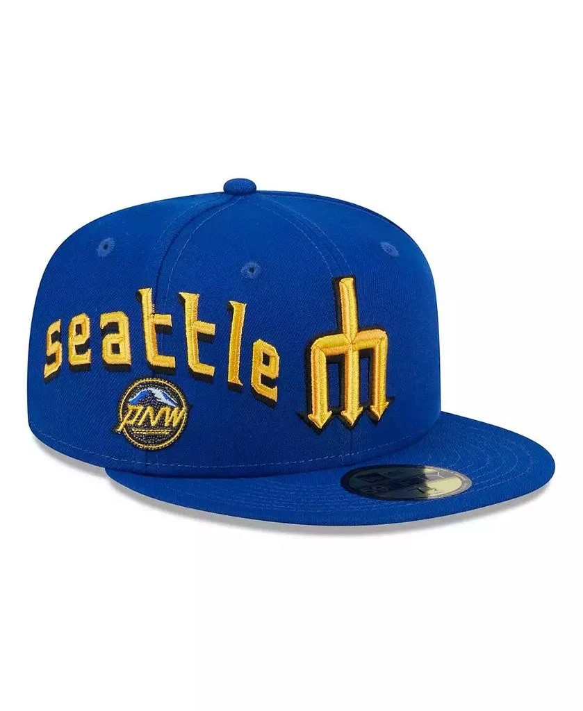 New Era Men's Royal Seattle Mariners City Connect Icon 59FIFTY Fitted Hat 1