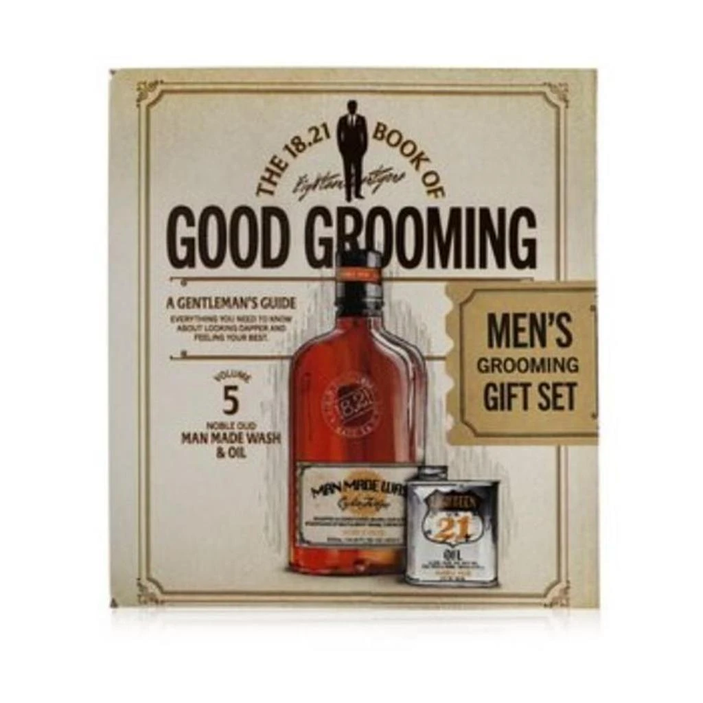 18.21 Man Made Book of Good Grooming Gift Set for Men - Volume 5 - 2 Piece 1