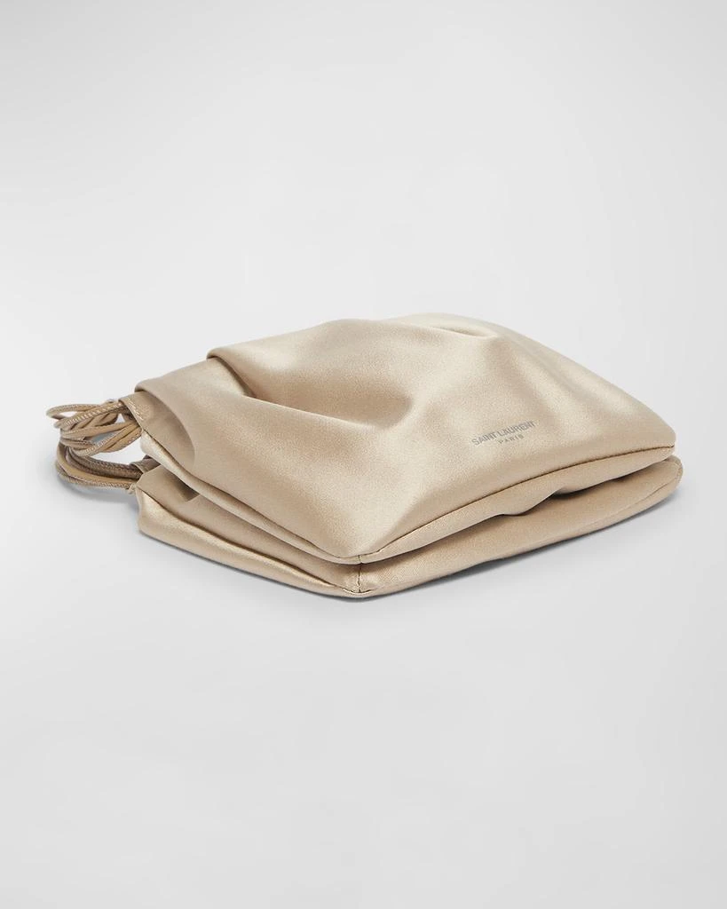 Yves Saint Laurent Mini Pochon Satin Top-Handle Bag 2