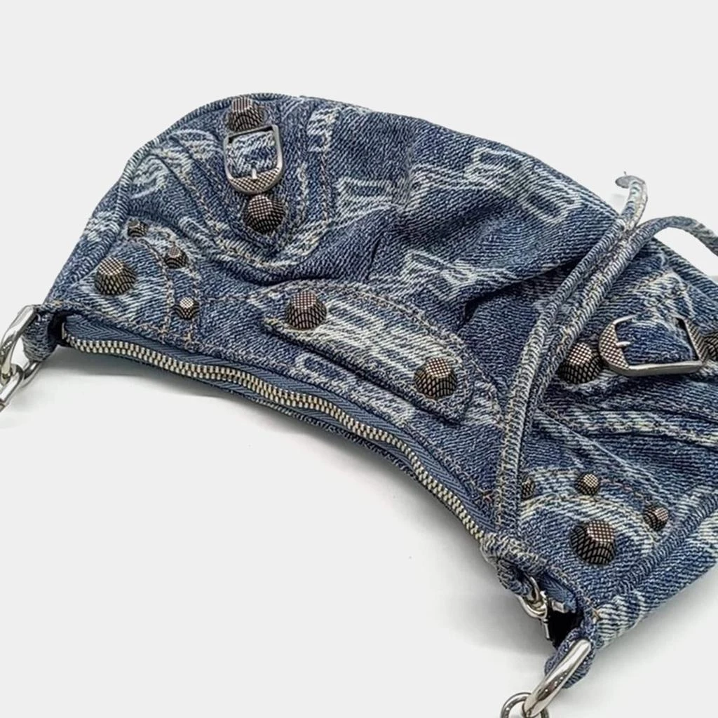 Balenciaga Balenciaga Denim Le Cagol Mini Shoulder Bag 5