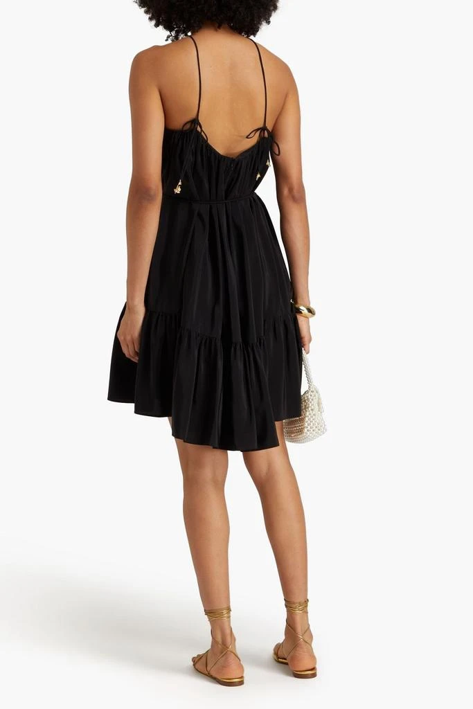 Zimmermann Gathered silk mini dress 3