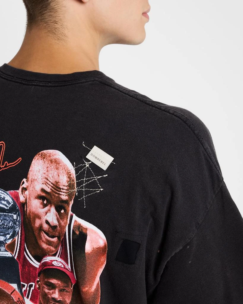 DOMREBEL Men's Michael Jordan Graphic T-Shirt 5