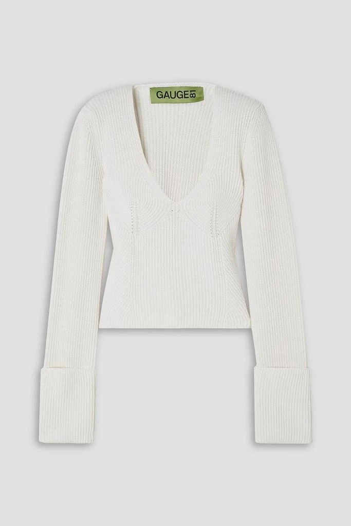 GAUGE81 Tashir ribbed wool sweater 1