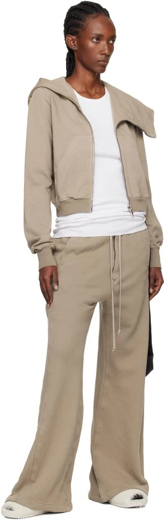 Rick Owens Taupe Concordians Mountain Hoodie 5