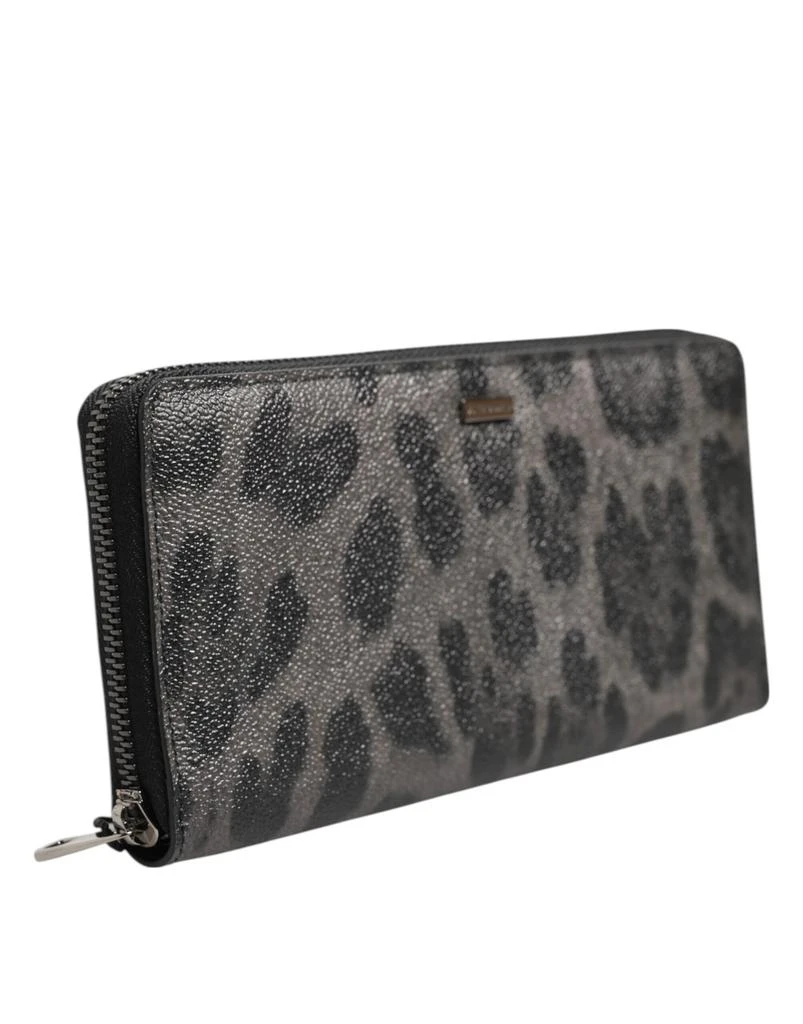 Dolce 
Gabbana Leopard Leather Zip Around Continental Men
s Wallet 2