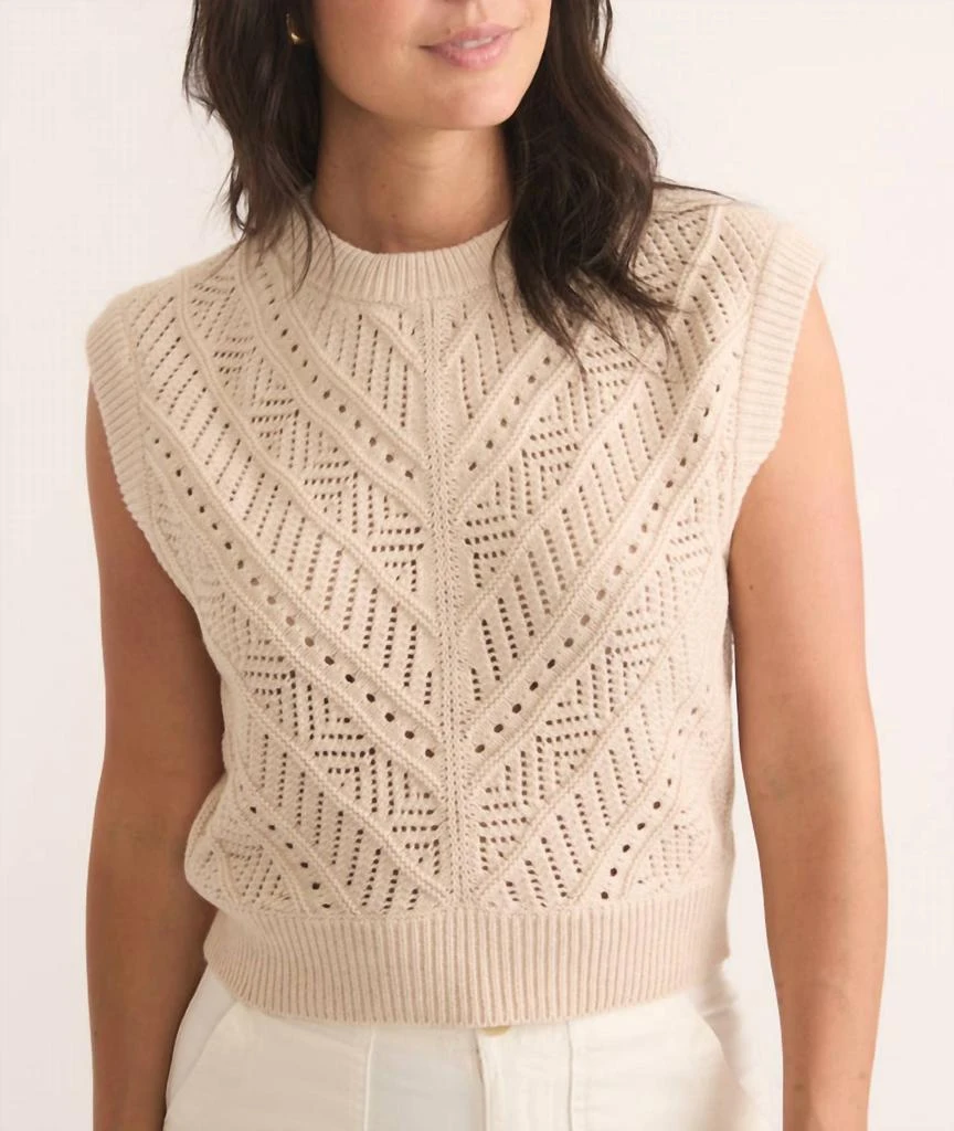 Marine Layer Marine Layer - Brooke Sweater Vest 1