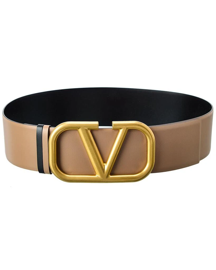 Valentino VLogo 70mm Reversible Leather Belt 1